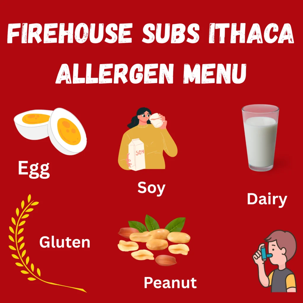 Firehouse Subs Ithaca Menu | Contact Information | 2026 1 Firehouse Subs Ithaca Allergen Menu