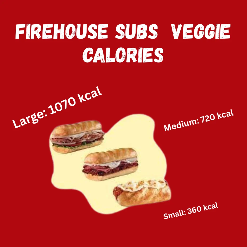 Firehouse Subs Veggie Calories