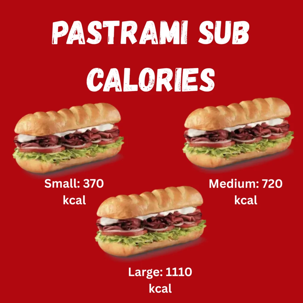 Firehouse Subs USDA Choice Pastrami Sub 2 Pastrami Sub Calories
