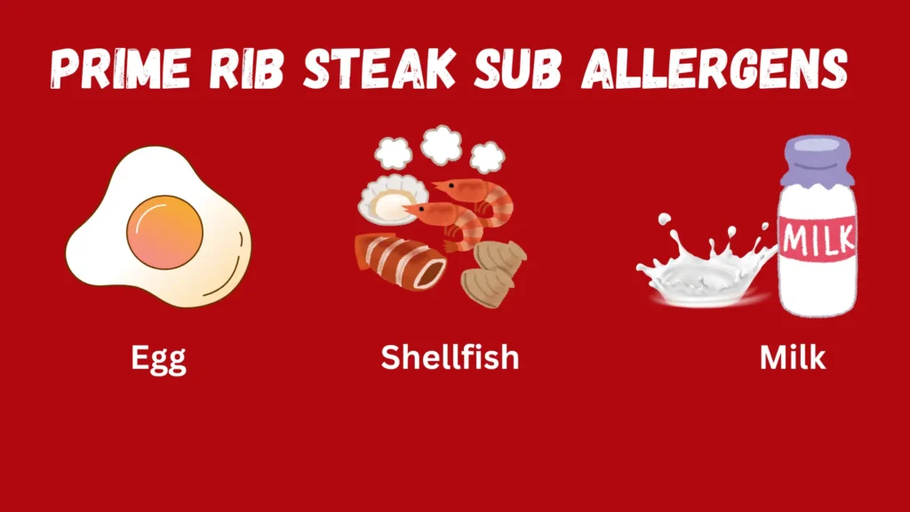 Firehouse Subs Prime Rib Steak Sub 2 Prime Rib Steak Sub Allergens