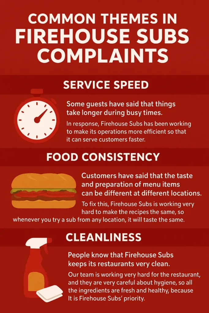 Firehouse Listens- How Firehouse Subs Values Your Feedback 1 Common Themes In Firehouse Subs Complaints