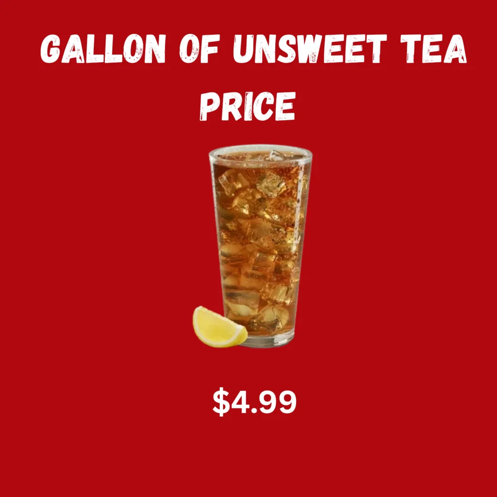 Firehouse Subs Gallon Of Unsweet Tea: Serving 8 People 2 Gallon Of Unsweet Tea Price