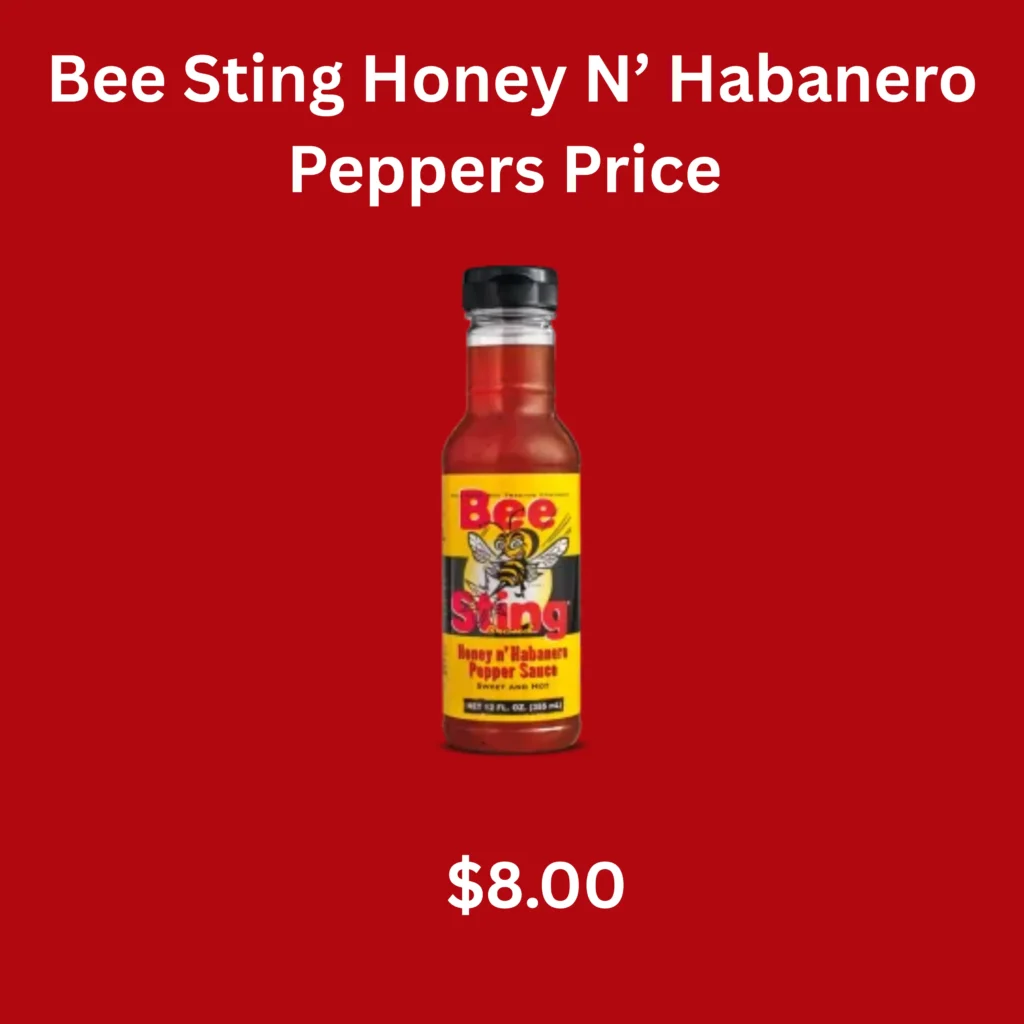 Bee Sting Honey N’ Habanero Peppers Price