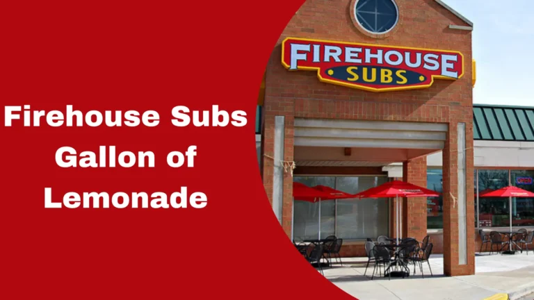 Firehouse Subs Gallon of Lemonade
