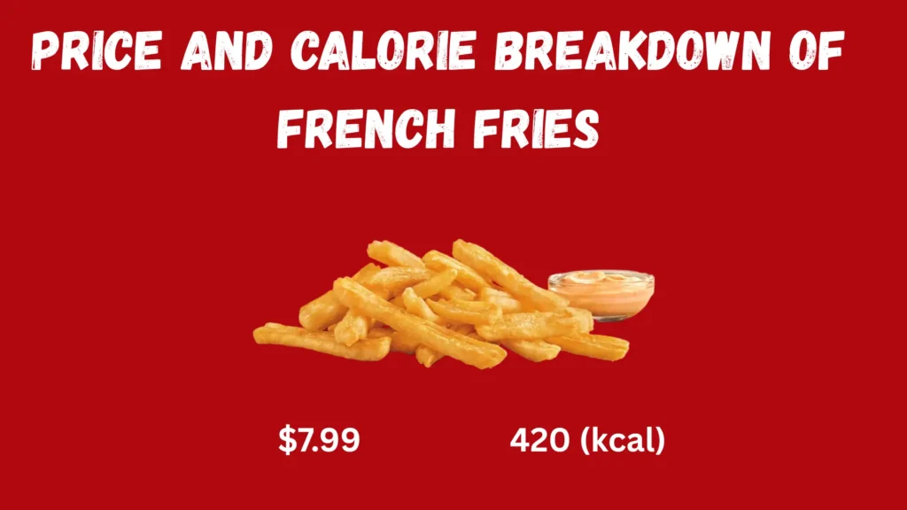 Price and Calorie Breakdown of French Fries