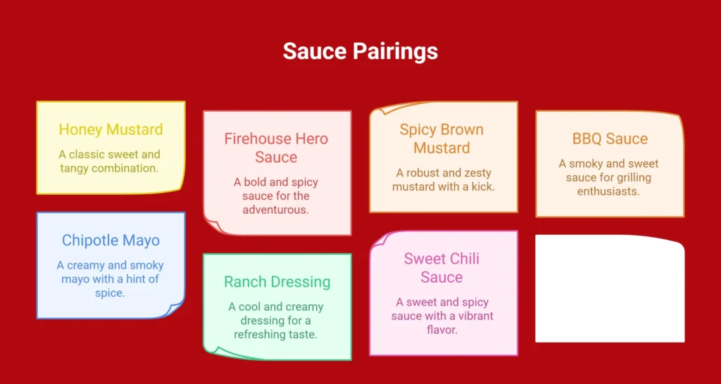 Best sauces to pair with it - infographic