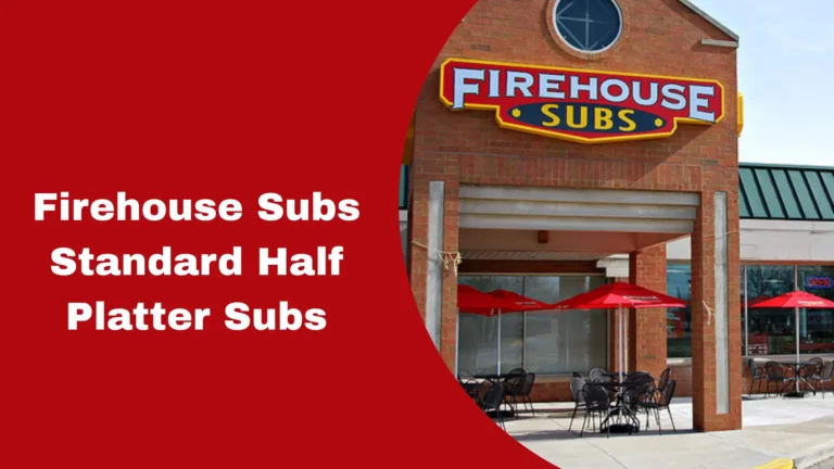 Firehouse Subs Standard Half Platter Subs