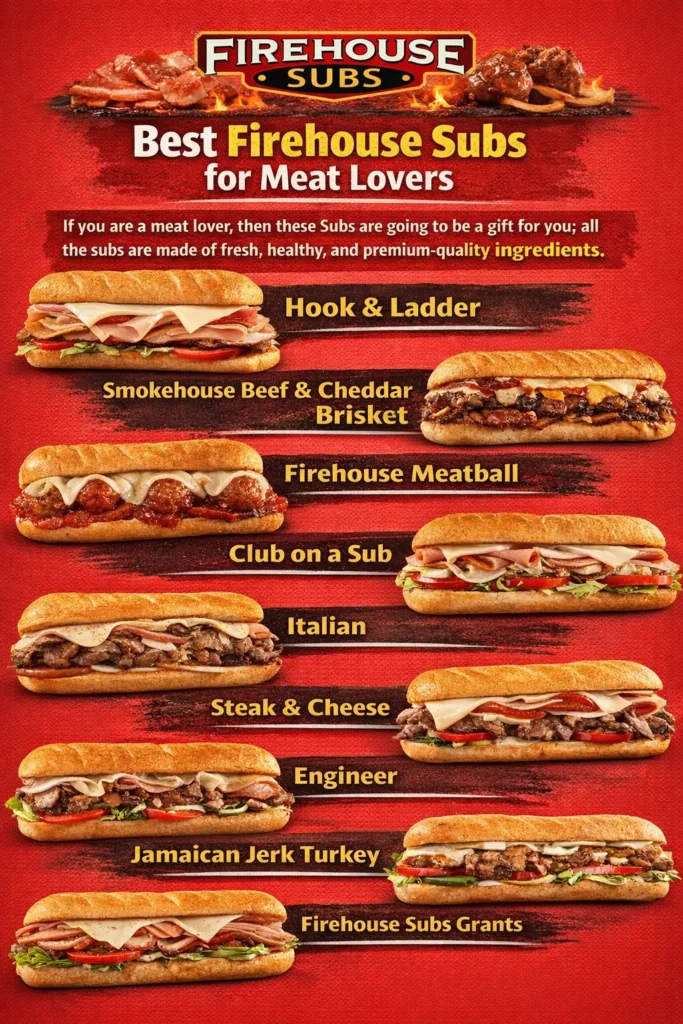 Popular Sandwiches at Firehouse Subs 1 Best Firehouse Subs for Meat Lovers