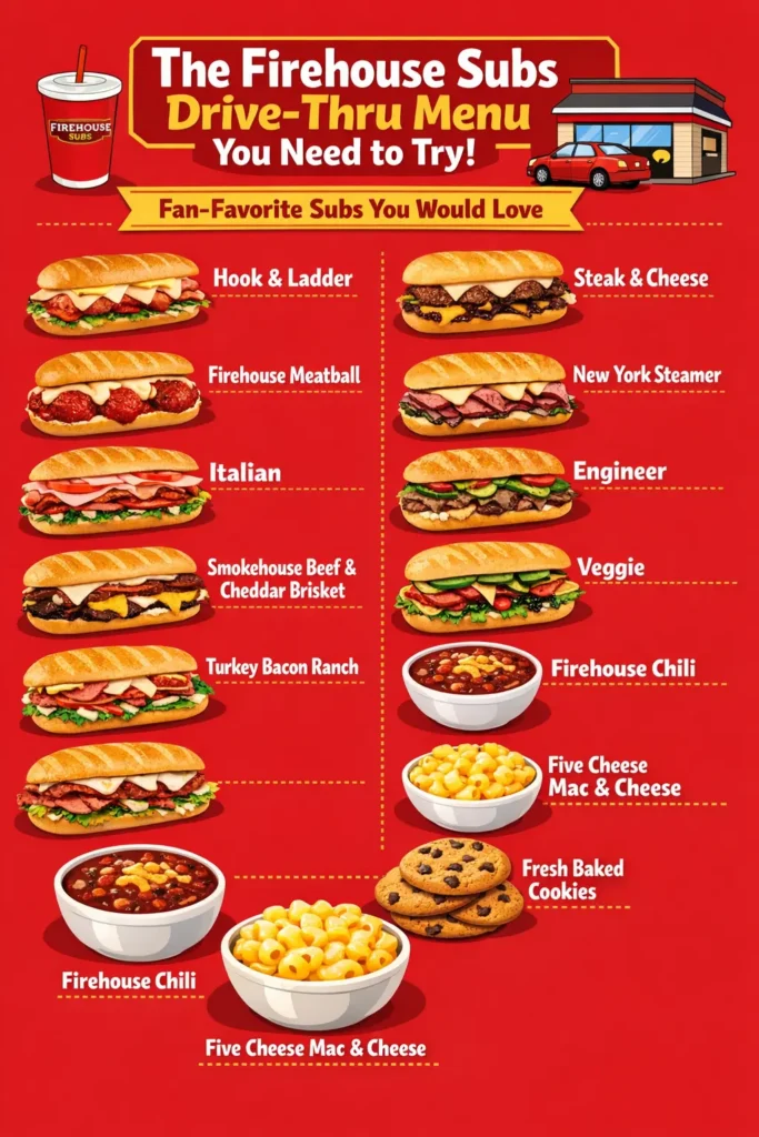 The Firehouse Subs Drive-Thru Menu You Need to Try